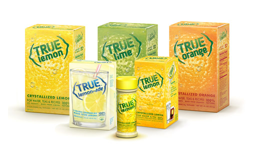What are some retailers that sell True Lemon products?